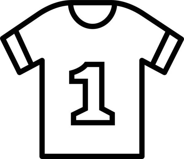 Koszulka Sport Manwear Ikona — Wektor stockowy