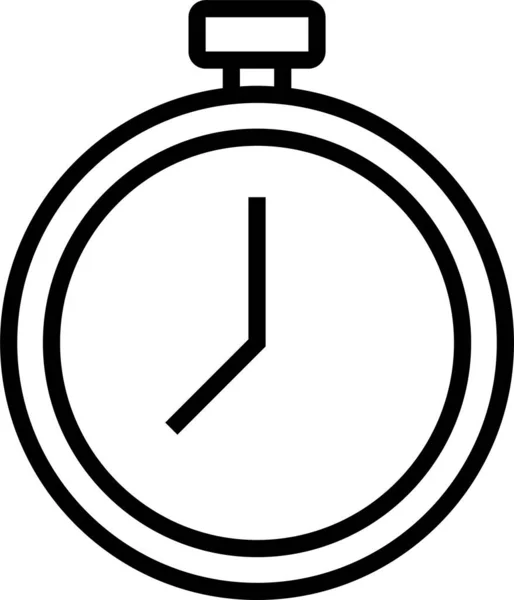 Stopwatch Timer Countdown Pictogram — Stockvector