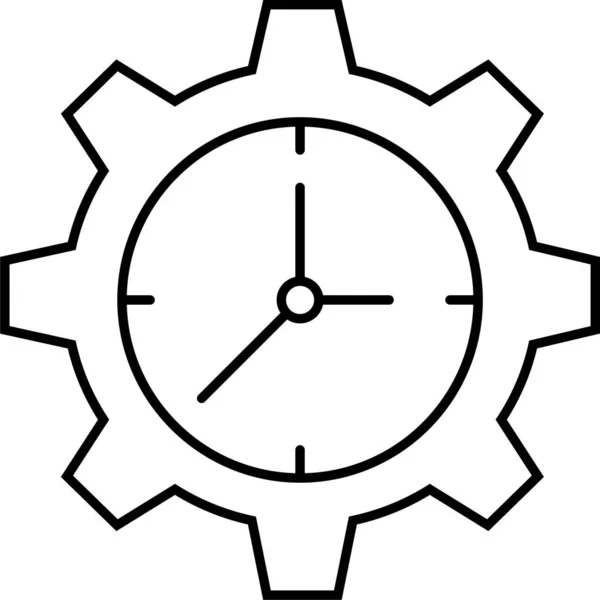 Icono Del Proceso Gestión Empresarial — Archivo Imágenes Vectoriales