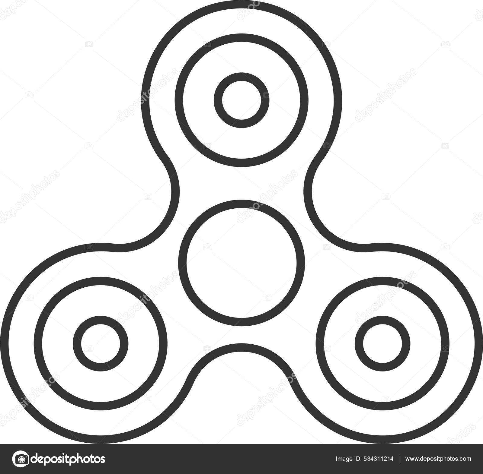 Dispositivo Antiestrés Icono Gadget Estilo Esquema Vector de stock  #534311214 de ©iconfinder, image size:1600x1572