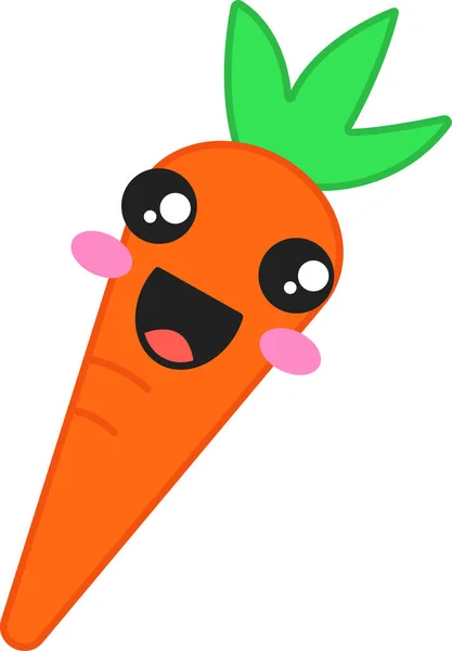 Значок Моркви Овочами Морква Значок — стоковий вектор