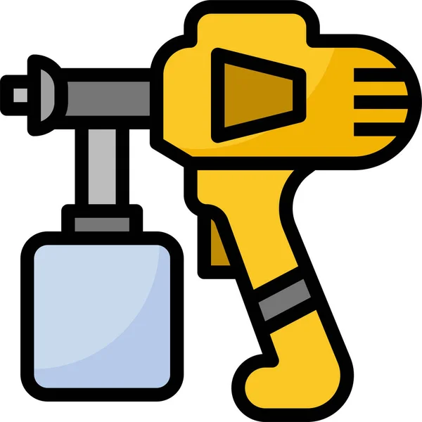 Spray Gun1 Professions Icône — Image vectorielle