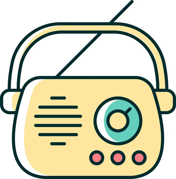 Іконка Радіо Антикварної Музики — стоковий вектор