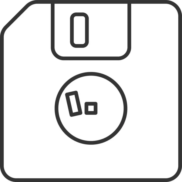 Diskette Floppy Disk Icoon — Stockvector