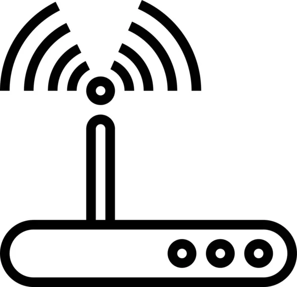 Εικονίδιο Συσκευών Τεχνολογίας Wifi — Διανυσματικό Αρχείο