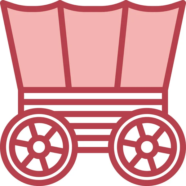 Icono Transporte Transporte Antiguo — Vector de stock