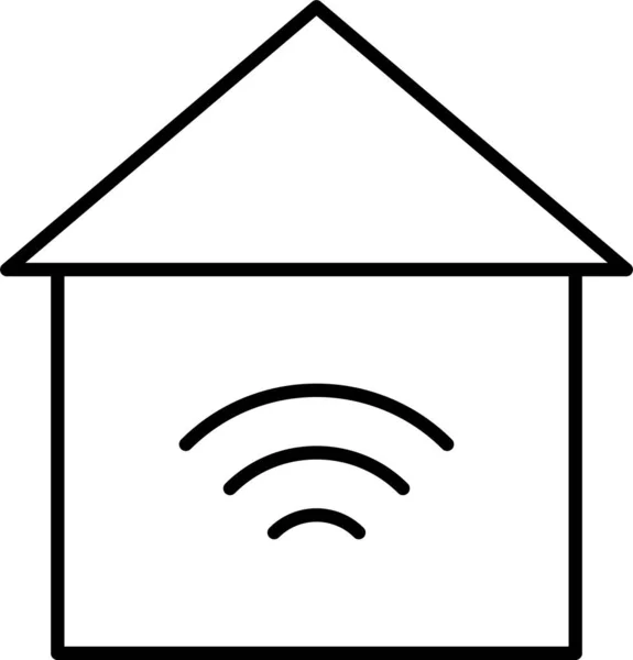 Електронна Іконка Будинку Категорії Електронних Пристроїв — стоковий вектор