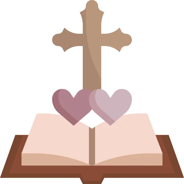 Helig Bibel Kristen Ikon — Stock vektor