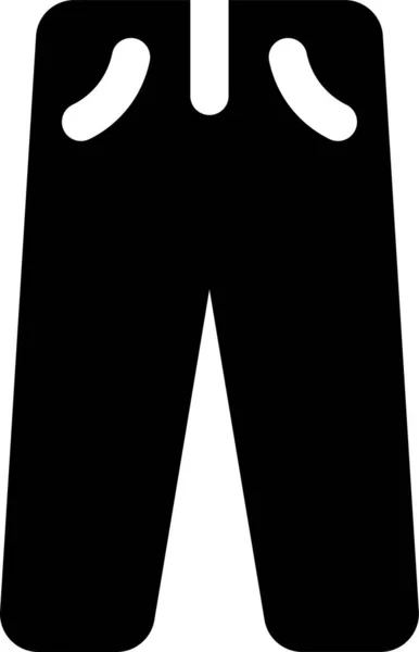 Pants Trousers Formal Icon — 图库矢量图片