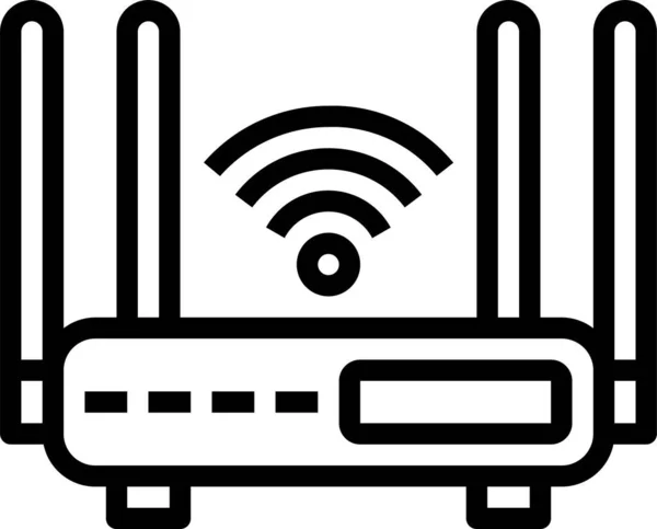 Router Dispositivos Icono Electrónica — Archivo Imágenes Vectoriales
