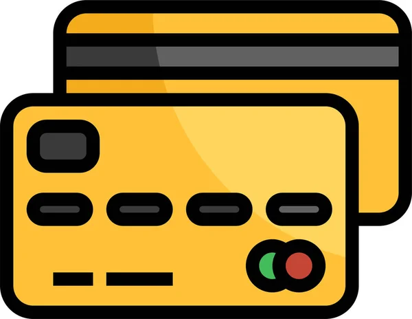 Creditcard Betaling Pictogram — Stockvector