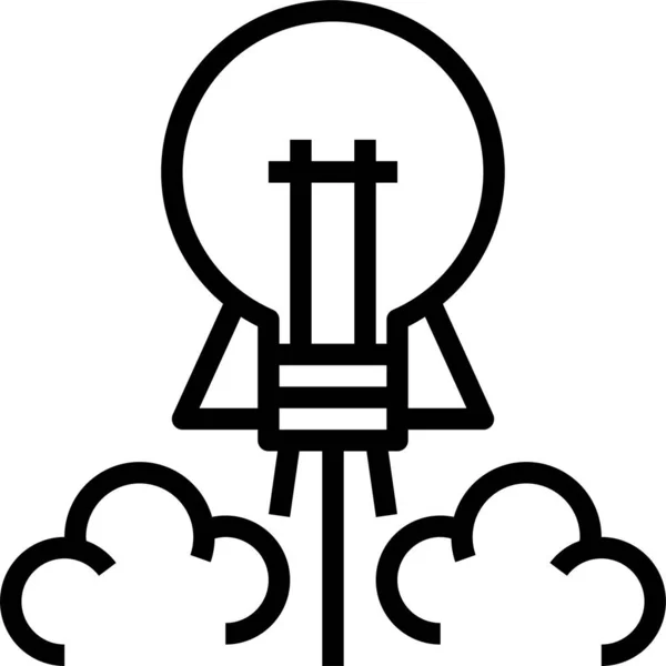 Bulb Business Creative Icon — Stock Vector