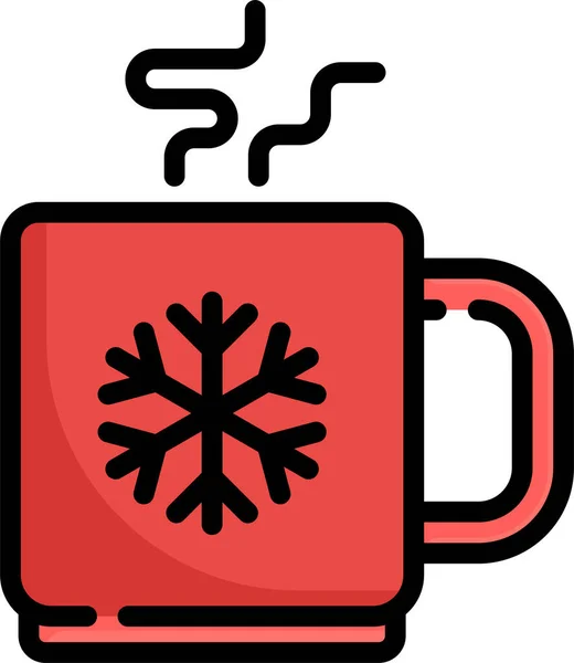 Ikona Kofeiny Napoju Kawowego — Wektor stockowy