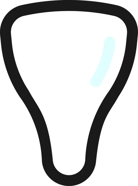 Denti Icona Dentale — Vettoriale Stock