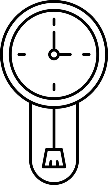 Saat Saat Saat Simgesi — Stok Vektör