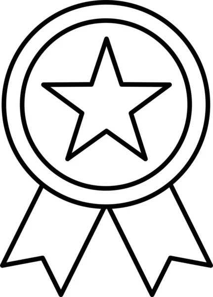 Ikona Osiągnięcia Jakości Odznaki — Wektor stockowy