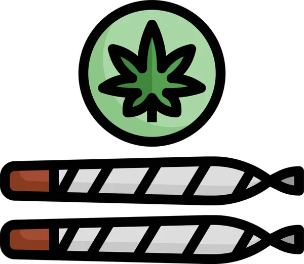 Kannabisz Közös Egészségügyi Ikon — Stock Vector