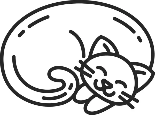 Кошеня Значок Хутра Кошеня — стоковий вектор