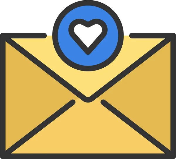 Mensaje Email Sobre Icono — Vector de stock