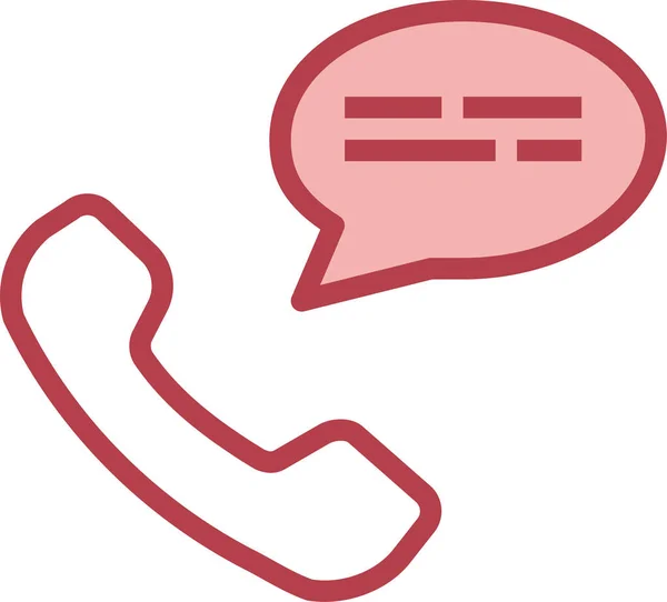 Message Call Online Icon — Stock Vector