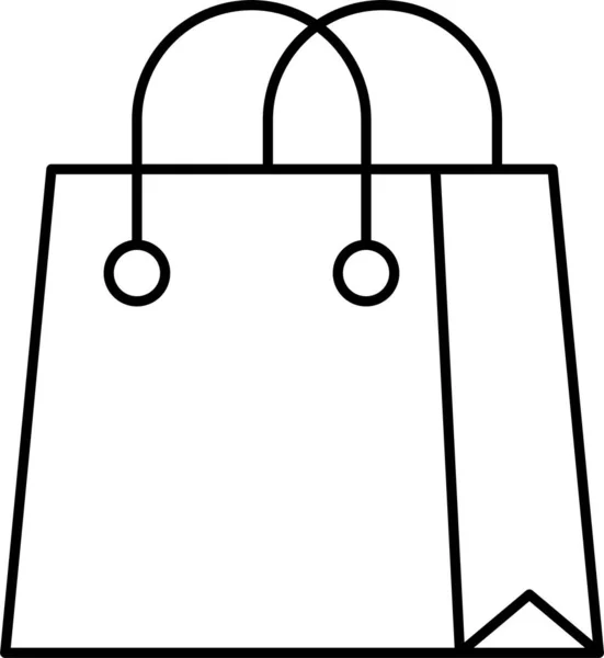Handtasche Handtasche Mode Ikone Der Osterkategorie — Stockvektor