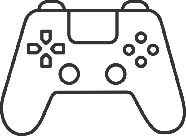 Ícone Gamepad Entretenimento Infantil Estilo Esboço —  Vetores de Stock