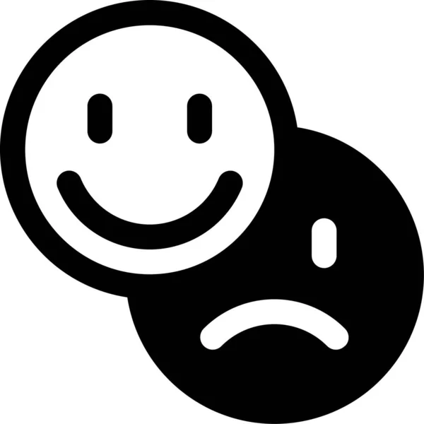 Emozione Emoji Adesivo Icona — Vettoriale Stock