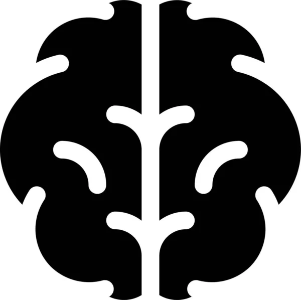 Ikona Akcesoriów Poznawczych Mózgu — Wektor stockowy
