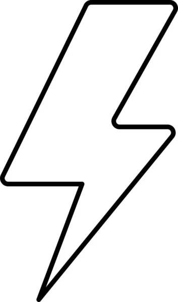 Power Energie Flash Symbol — Stockvektor