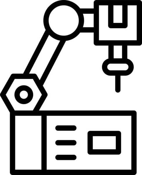 Ikona Automatického Robota — Stockový vektor