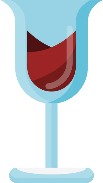 Wine Glass Christmas Icon Christmas Category — Stock Vector