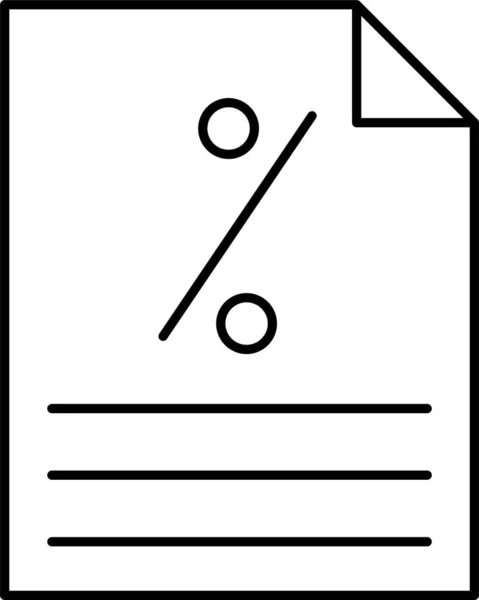 Иконка Файла Скидки — стоковый вектор