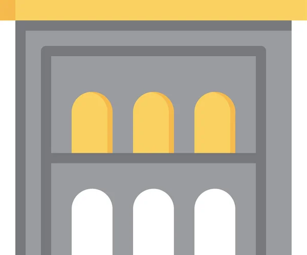 Икона Архитектуры Башни Дили — стоковый вектор