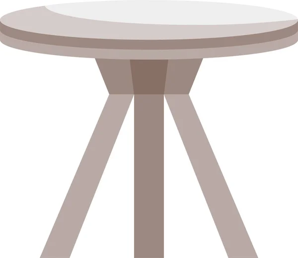 Tischmöbel Haushaltsikone — Stockvektor