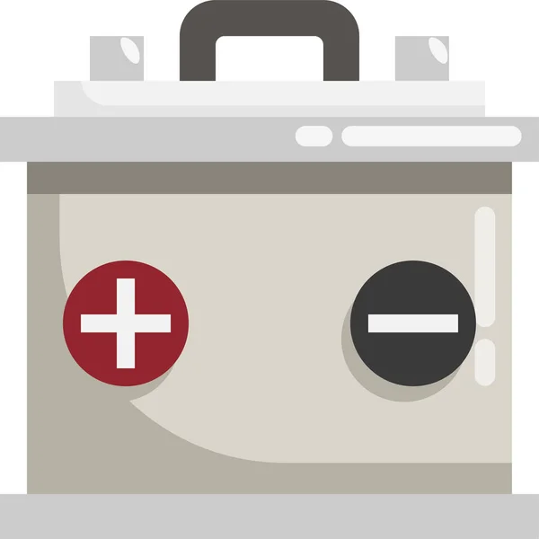 Auto Service Batterij Pictogram — Stockvector