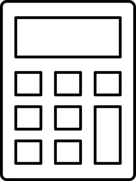 Ikona Kalkulatora Księgowego — Wektor stockowy