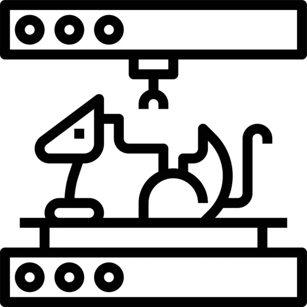 Icône Génie Électronique Artificiel — Image vectorielle