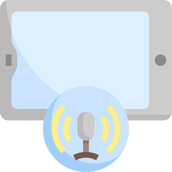 Tablet Electronics Technology Icon — Stock Vector