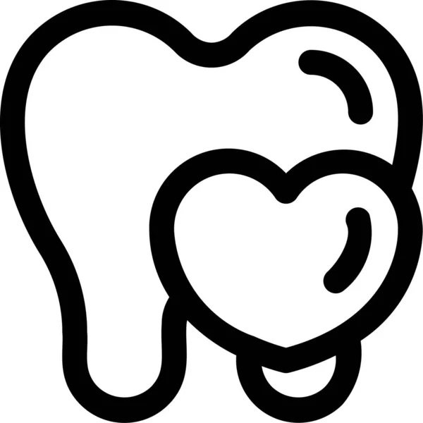 Bakım Diş Hekimi Simgesi — Stok Vektör