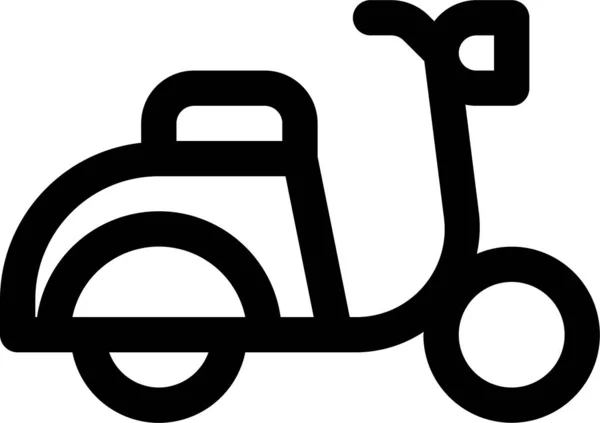 摩托摩托车图标 — 图库矢量图片