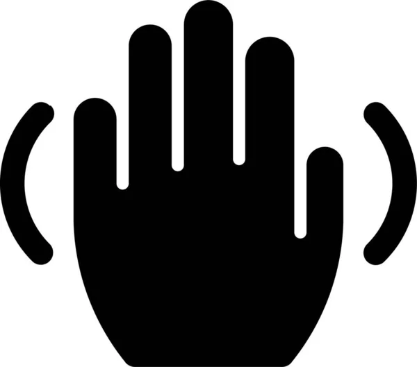 Значок Жеста Стабилизационной Руки — стоковый вектор