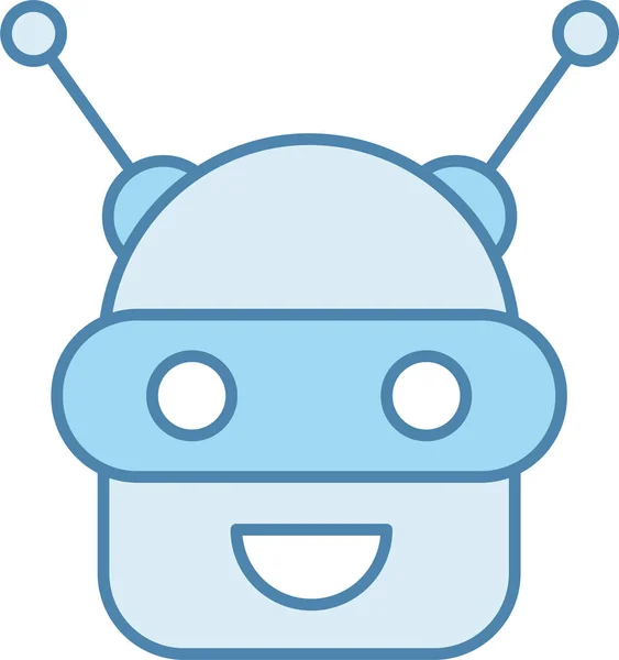 Android Czat Bot Chatbot Ikona Kategorii Avatar — Wektor stockowy