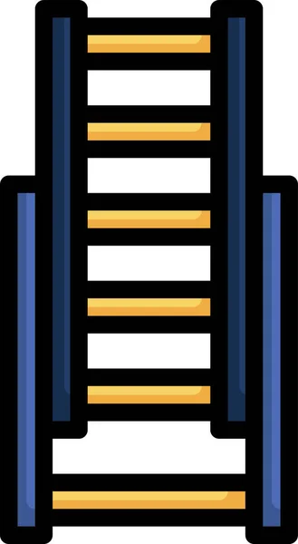 建筑物建筑用梯子图标 — 图库矢量图片