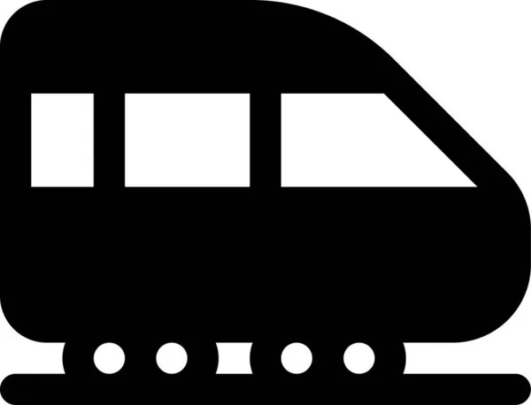 Ikon För Järnvägstransporter — Stock vektor