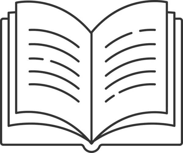 Kitap Sözlüğü Sayfa Simgesi — Stok Vektör