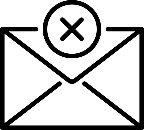 Lettre Email Mail Icône — Image vectorielle