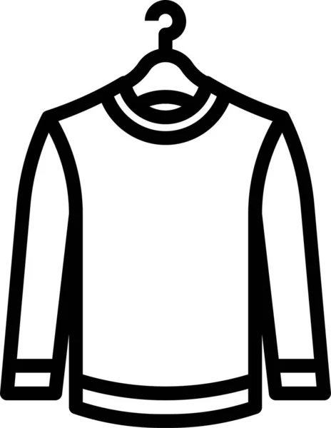 Значок Одежды Толстовки — стоковый вектор