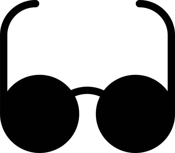 Glasögonglasögon Ikon Fast Stil — Stock vektor