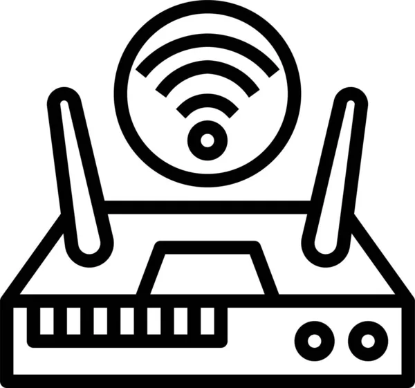 Wlan Symbol Für Router Modem — Stockvektor