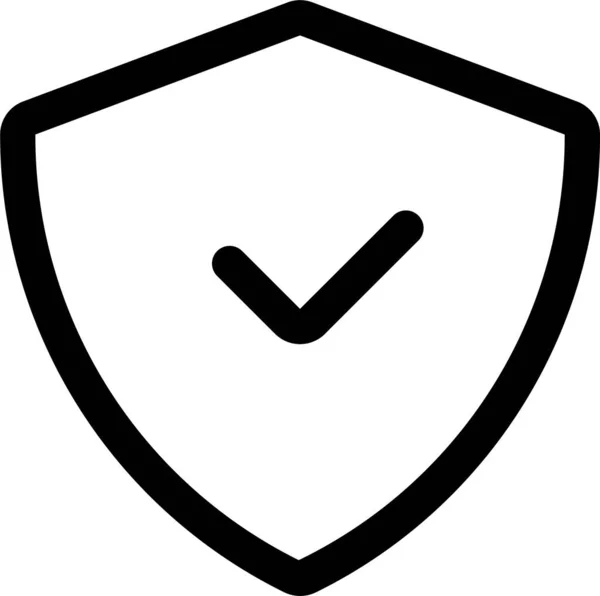 Garantie Icône Protection Assurance Dans Catégorie Shopping Commerce — Image vectorielle